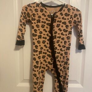 Kickee Pants Cheetah Coverall 3-6 months